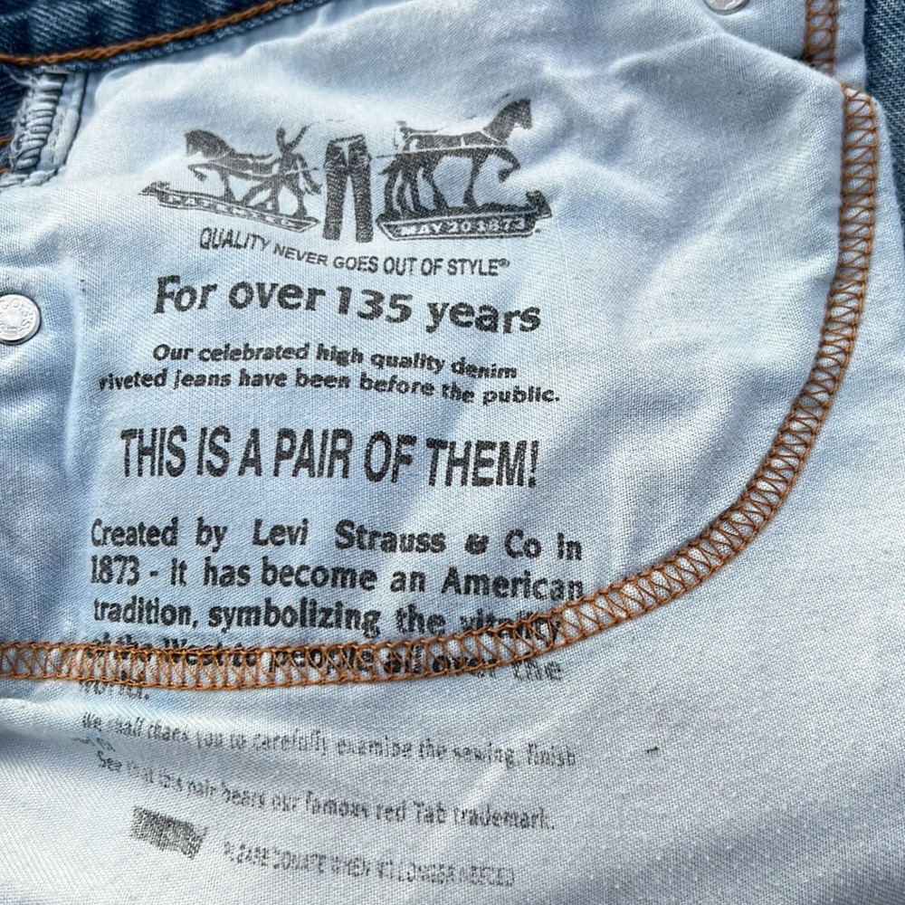 Levi Straus 505 Men’s Jeans - Picture 8 of 9